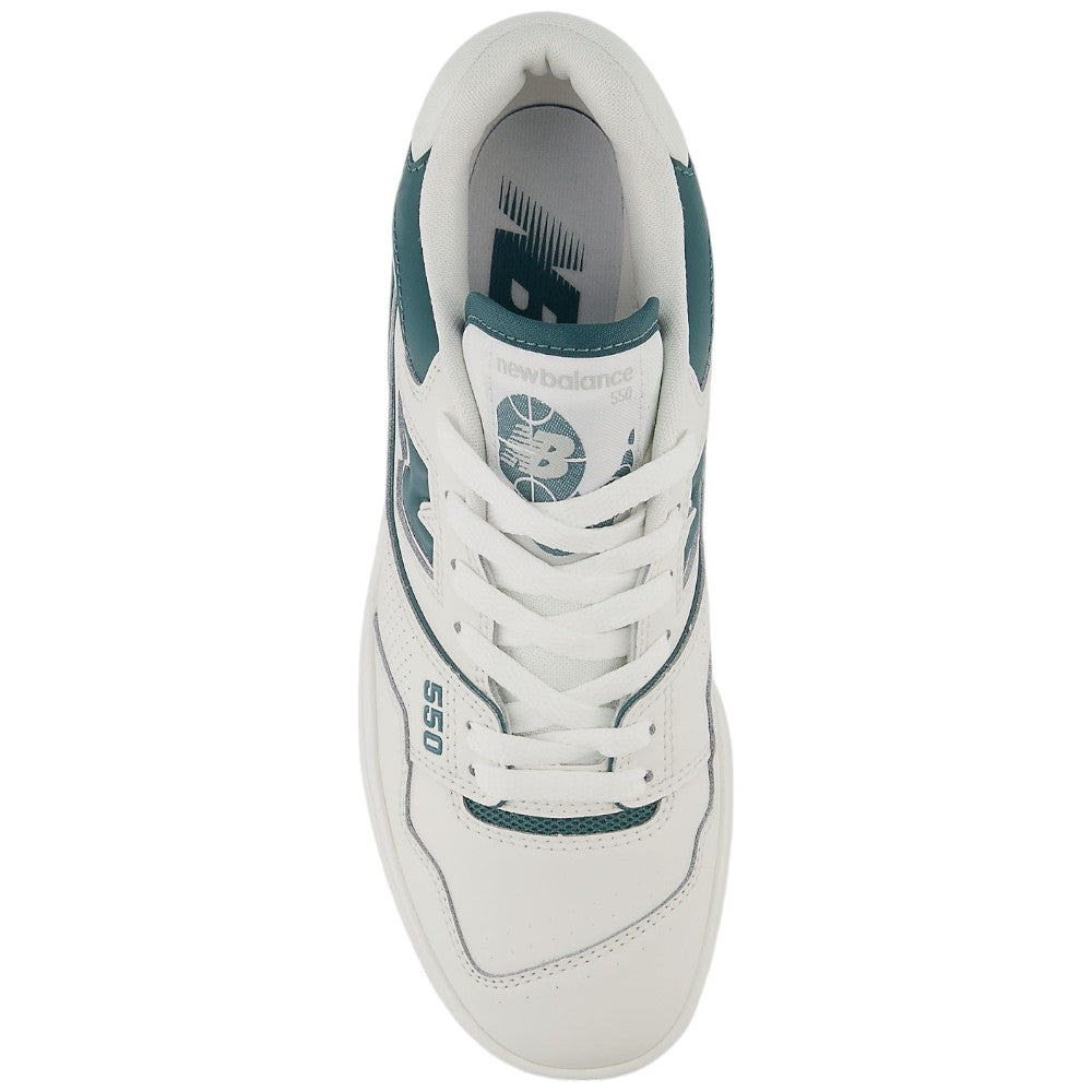 New Balance 550 donna scarpe bianche verdi BBW550BI Sneakers New Balance