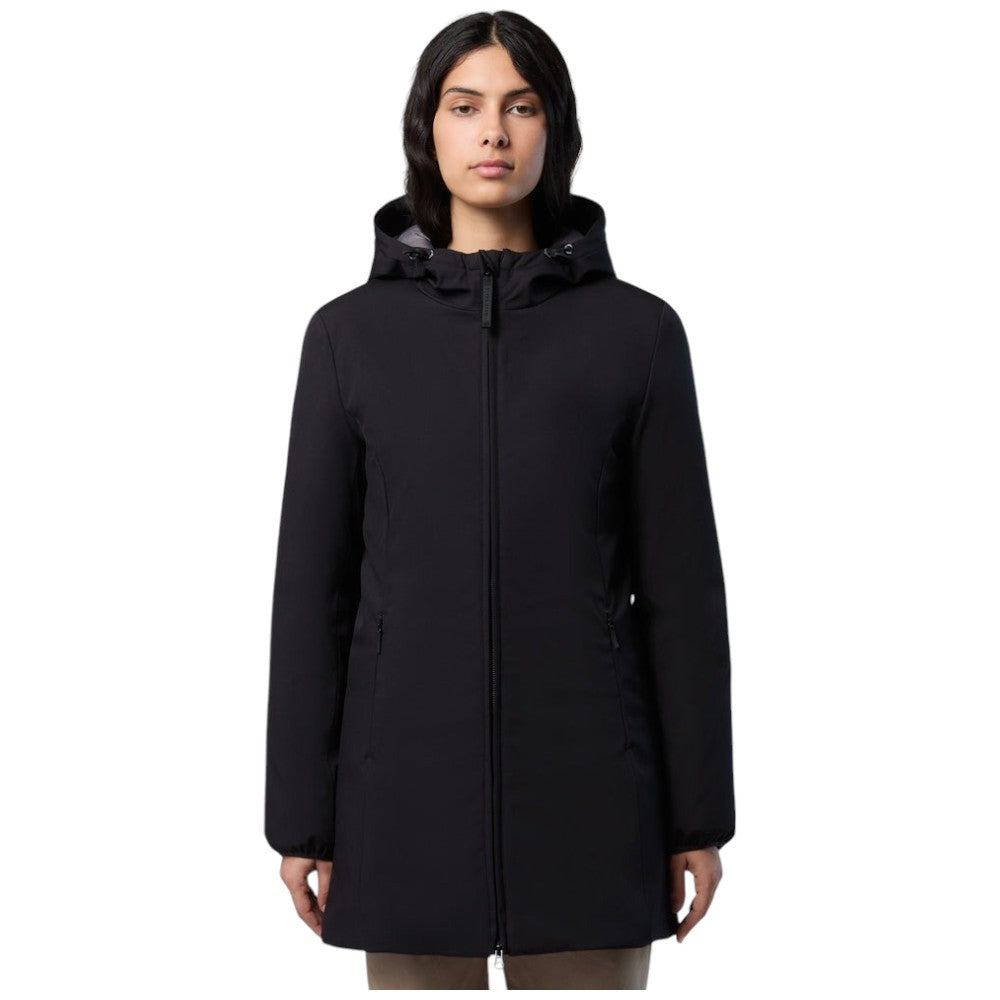 North Sails giacca lunga da donna giubbino nero Krystyna 010052 Giubbini North Sails