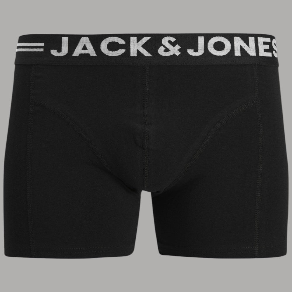Pacco 3 Boxer Uomo Jack & Jones in Cotone Nero Elastico - Prodotti di Classe