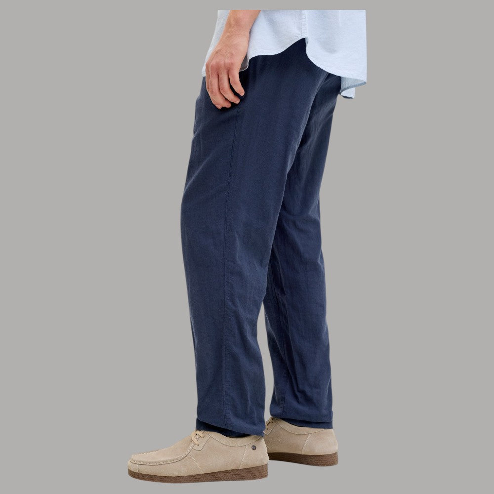 Pantaloni Chino in Lino Tapered Fit Jack Jones 12248604 - Prodotti di Classe