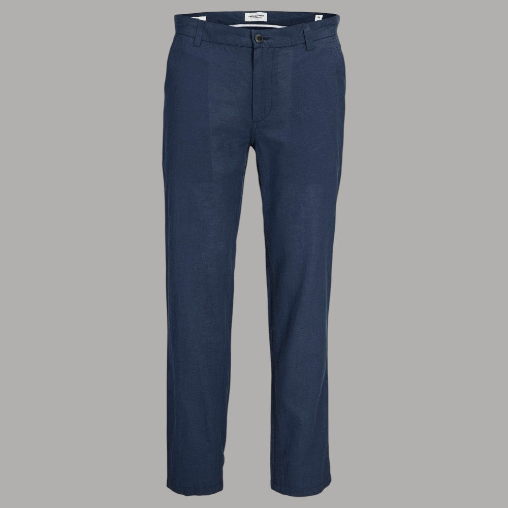 Pantaloni Chino in Lino Tapered Fit Jack Jones 12248604 - Prodotti di Classe