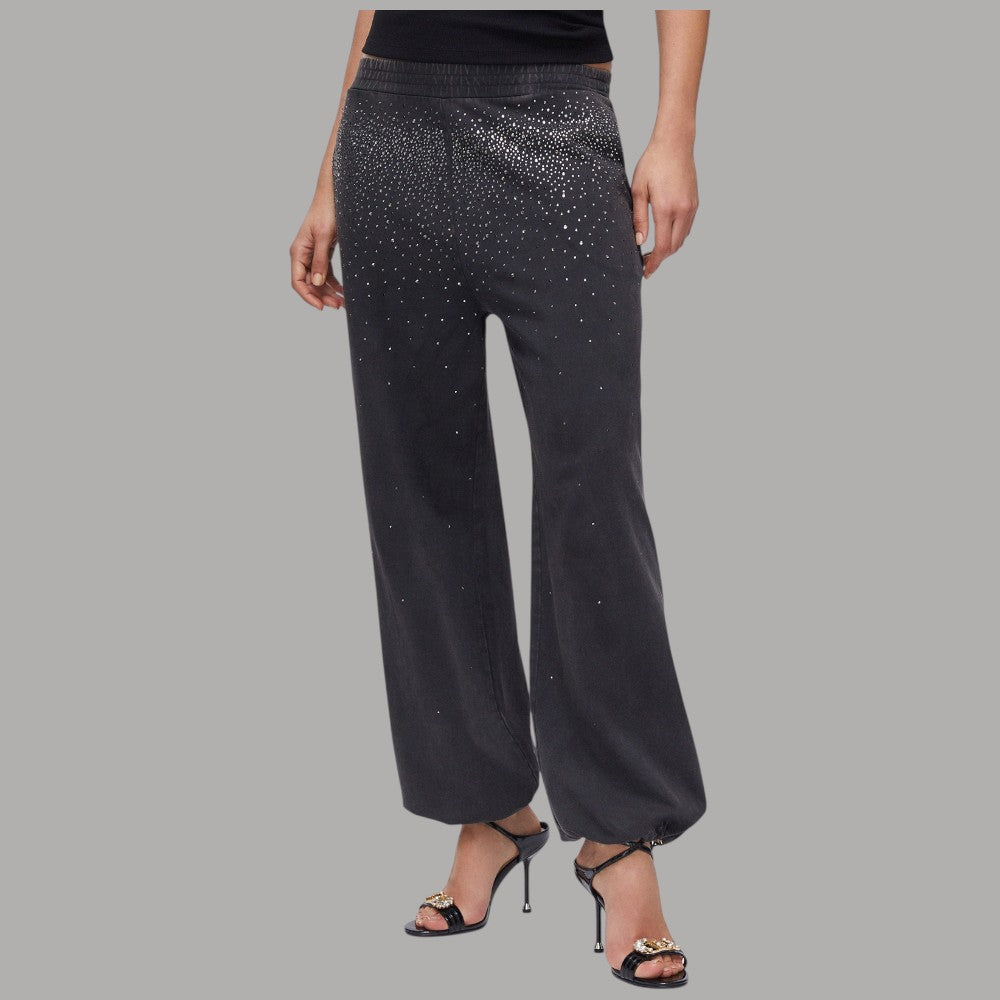 Liu Jo pantaloni in jersey con strass TA6102JS008 - Prodotti di Classe