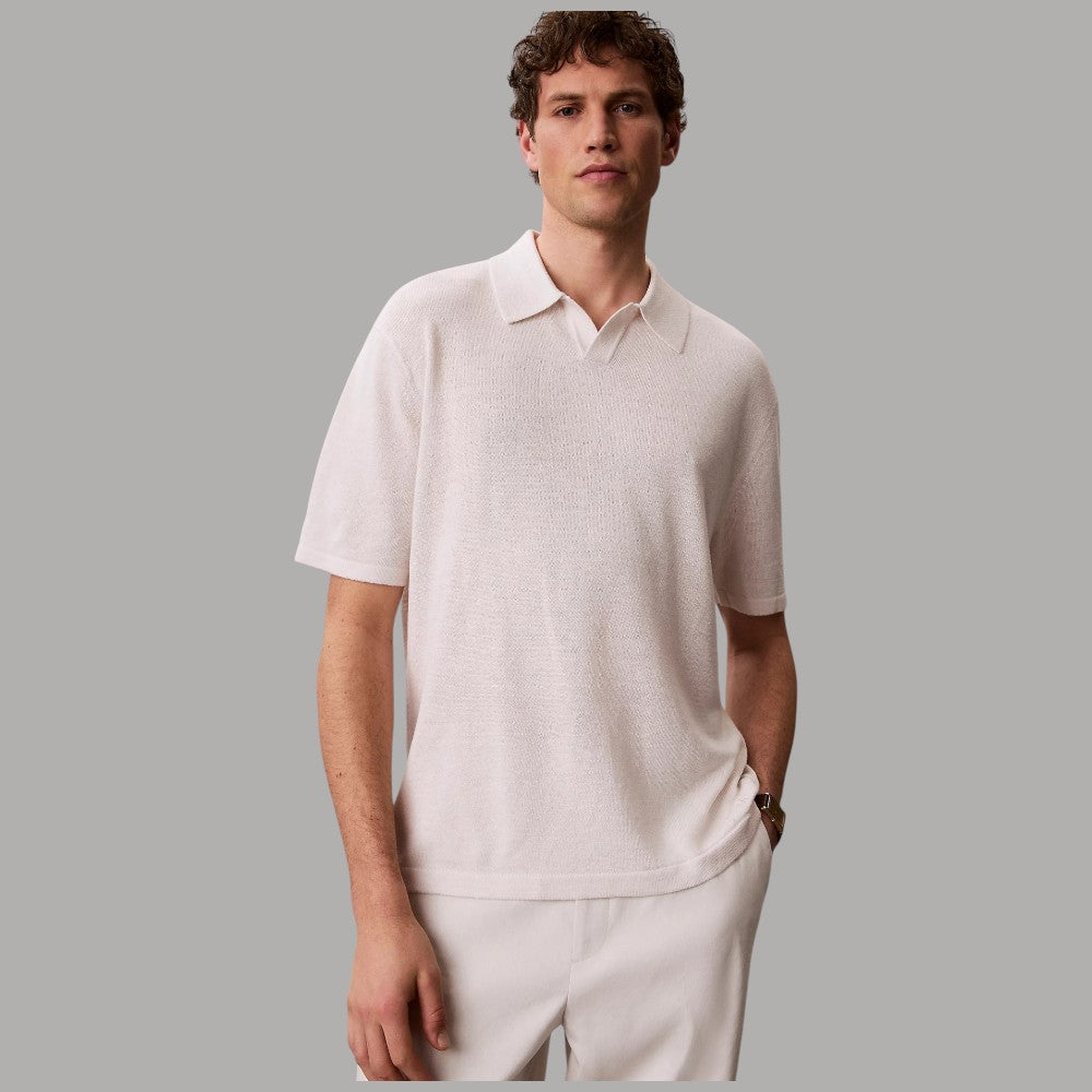 Calvin Klein polo in maglia lino LV04LF313G - Prodotti di Classe