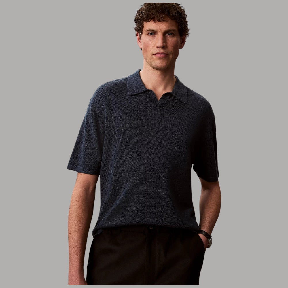 Calvin Klein polo in maglia lino LV04LF313G - Prodotti di Classe