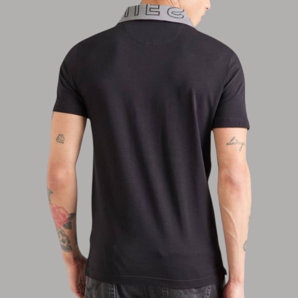 Polo Slim Uomo Guess con Logo Colletto e Triangolo Petto - Prodotti di Classe