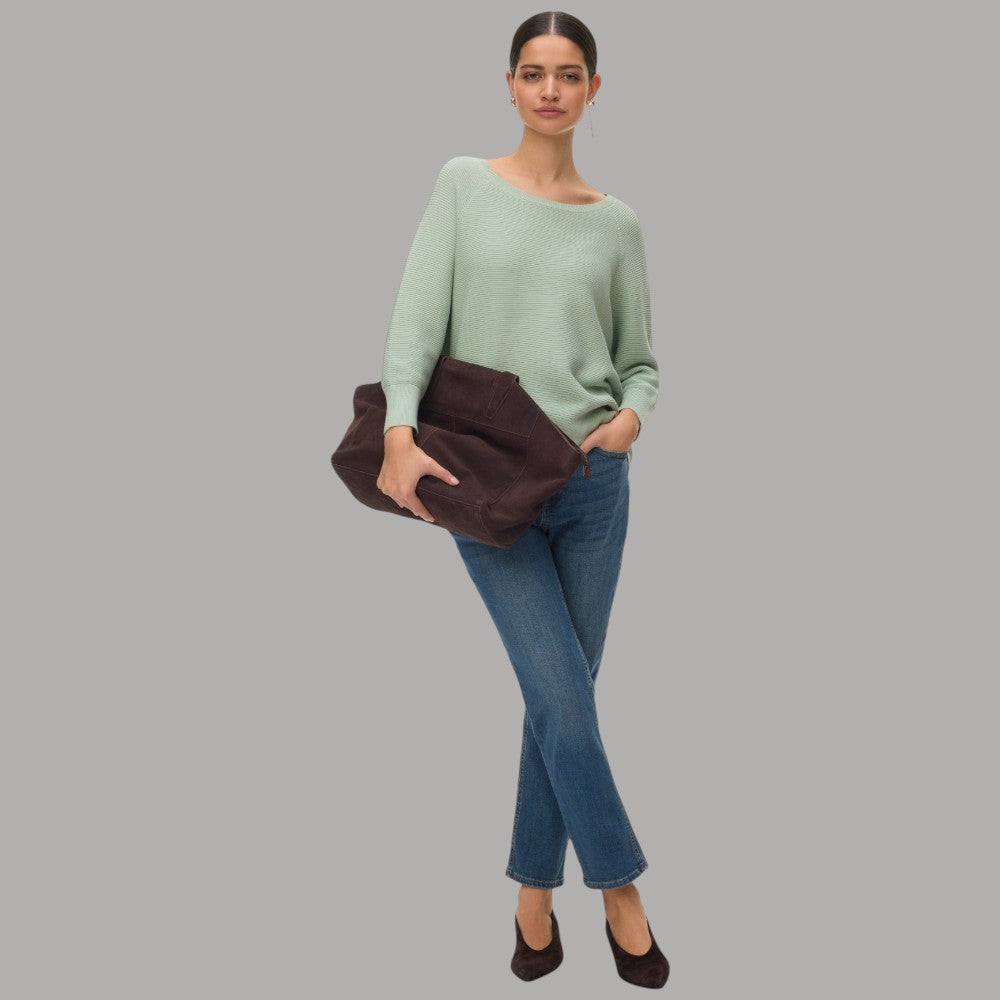 Pullover Donna Vero Moda New Nora 3/4 Cotone Scollo Barca - Prodotti di Classe