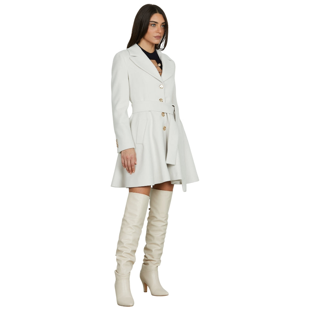 Relish cappotto bianco avorio PALMAST RDA2505550004 Cappotti Relish