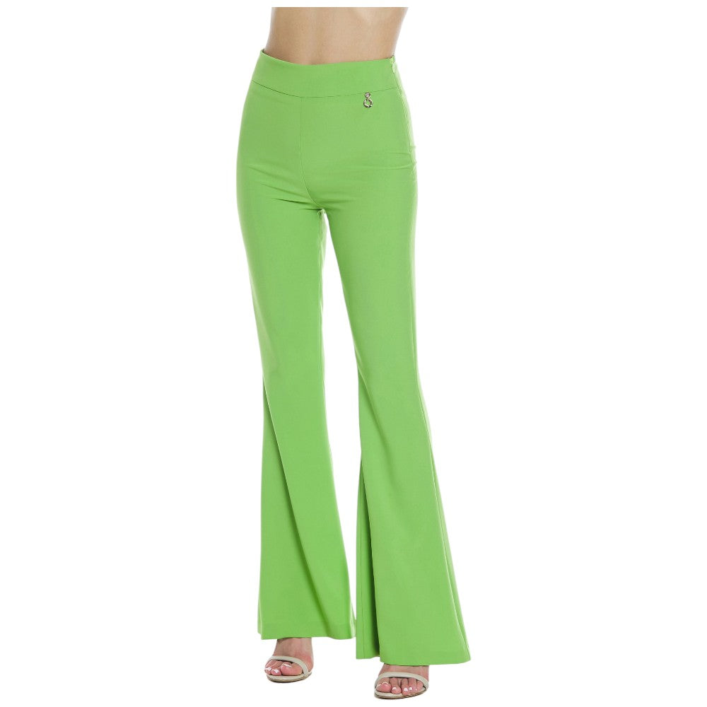 Relish pantalone vita alta verde Tarazed RDP2407009072 Pantaloni Relish