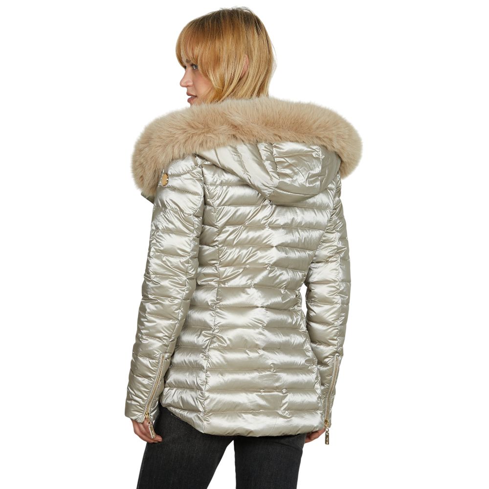 Relish piumino grigio con caccuccio PYLEM RDA2505010023 Giubbini Relish