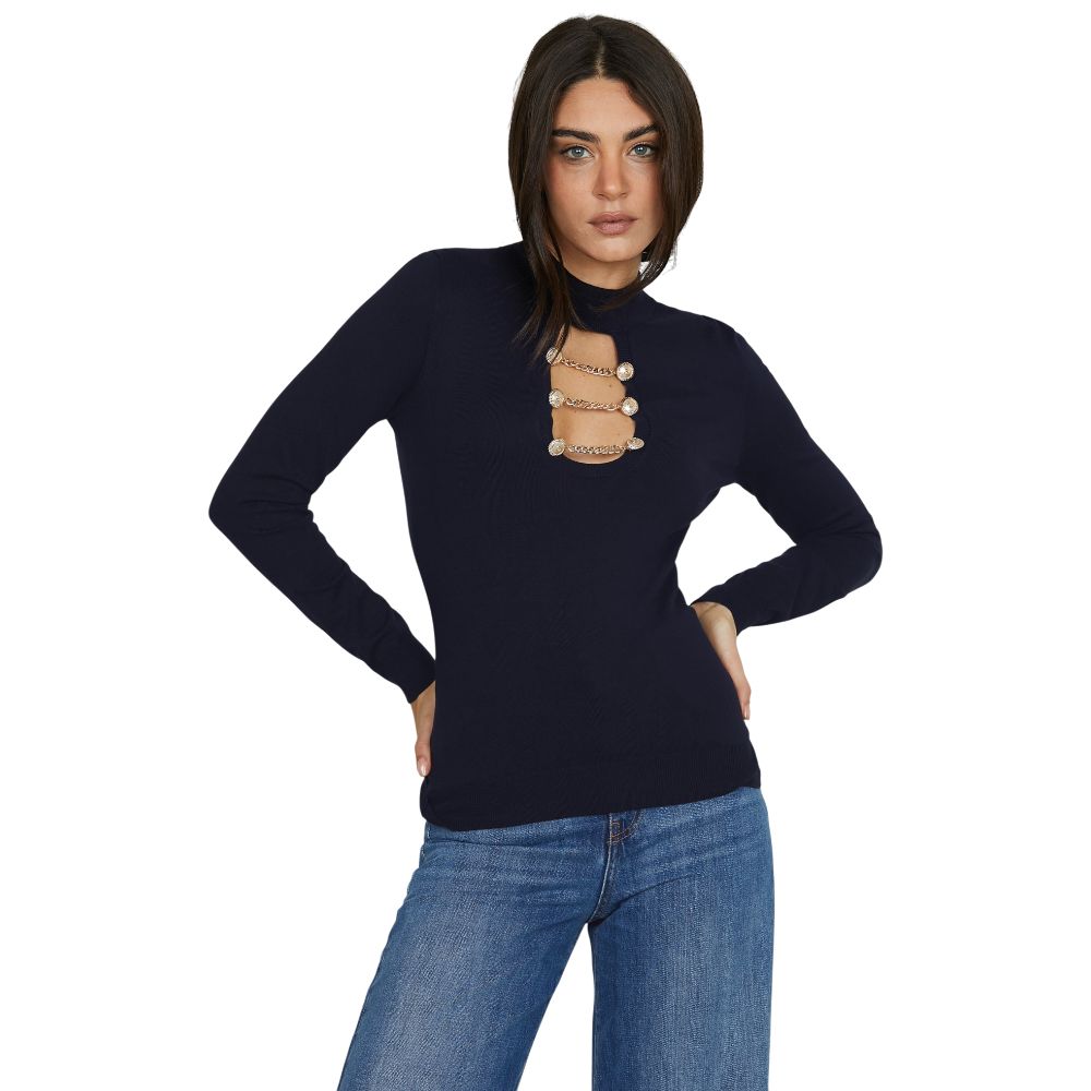 Relish pullover blu CHOGOLISA RDA2502054021 Maglieria Relish