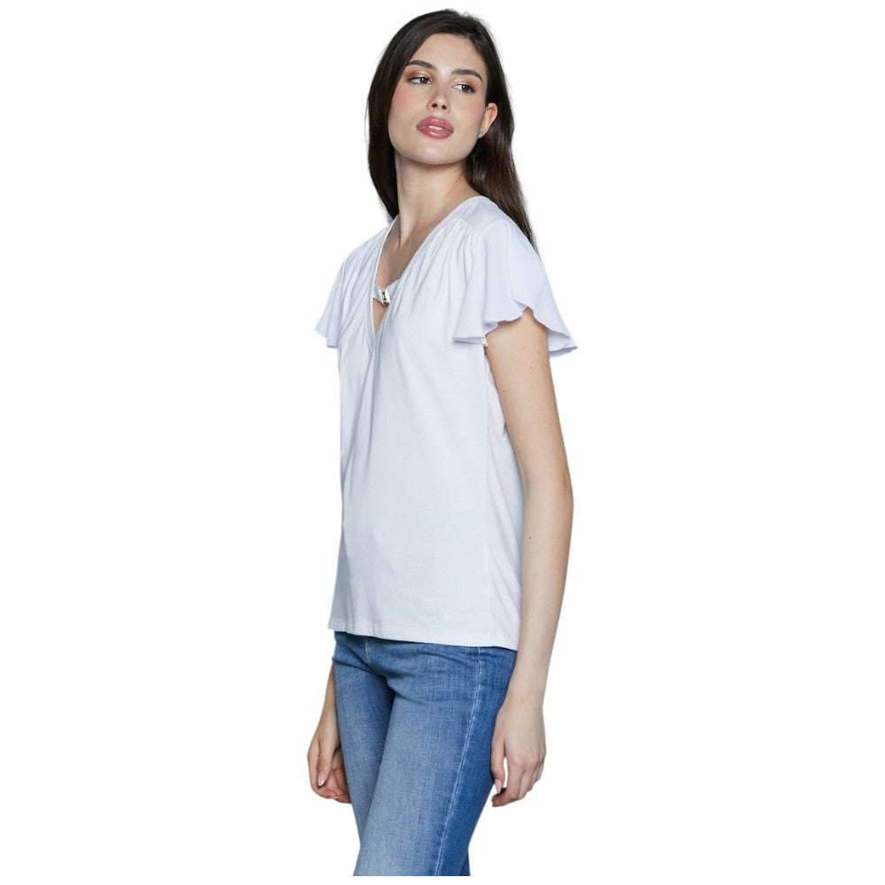 Relish t-shirt bianca MANRESA RDP2501046013 T-shirt Relish