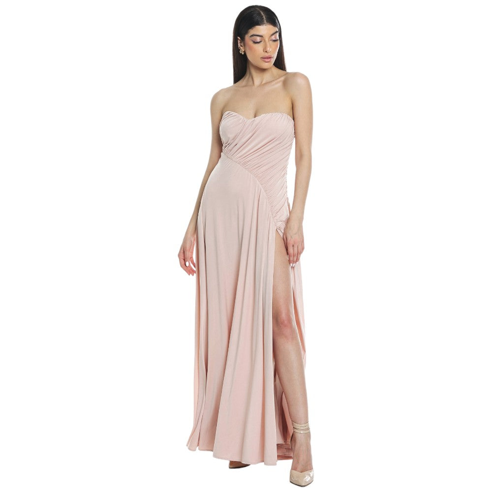 Relish vestito lungo cipria TIGRE RCP2409006012 Vestiti Relish