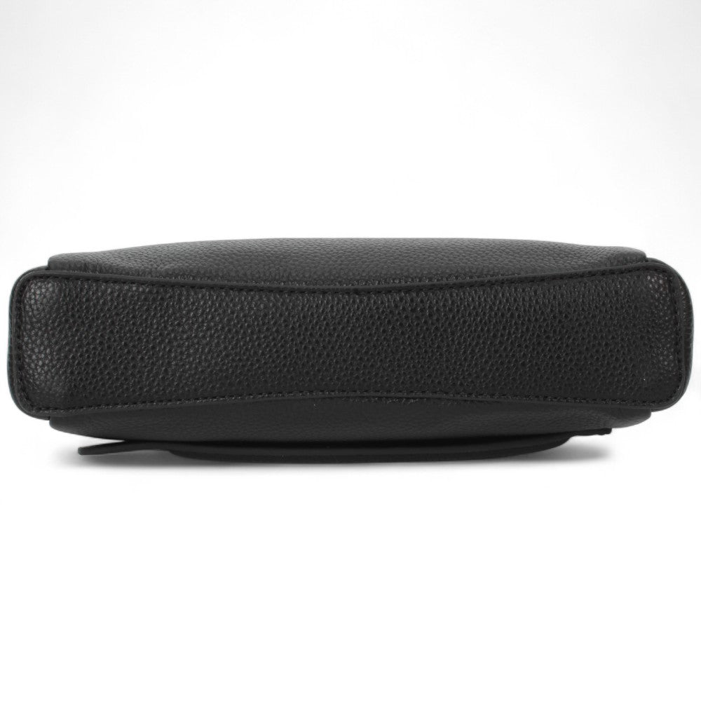 Sei G pochette nera da uomo con lucchetto ID Borselli SEI G