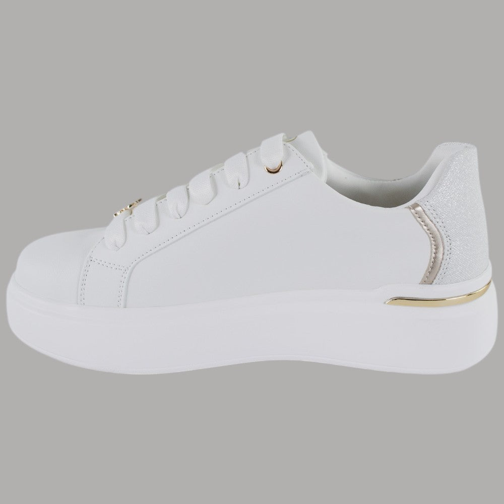 Sneakers Platform YNot GIUSY Bianca Suola Alta - Prodotti di Classe