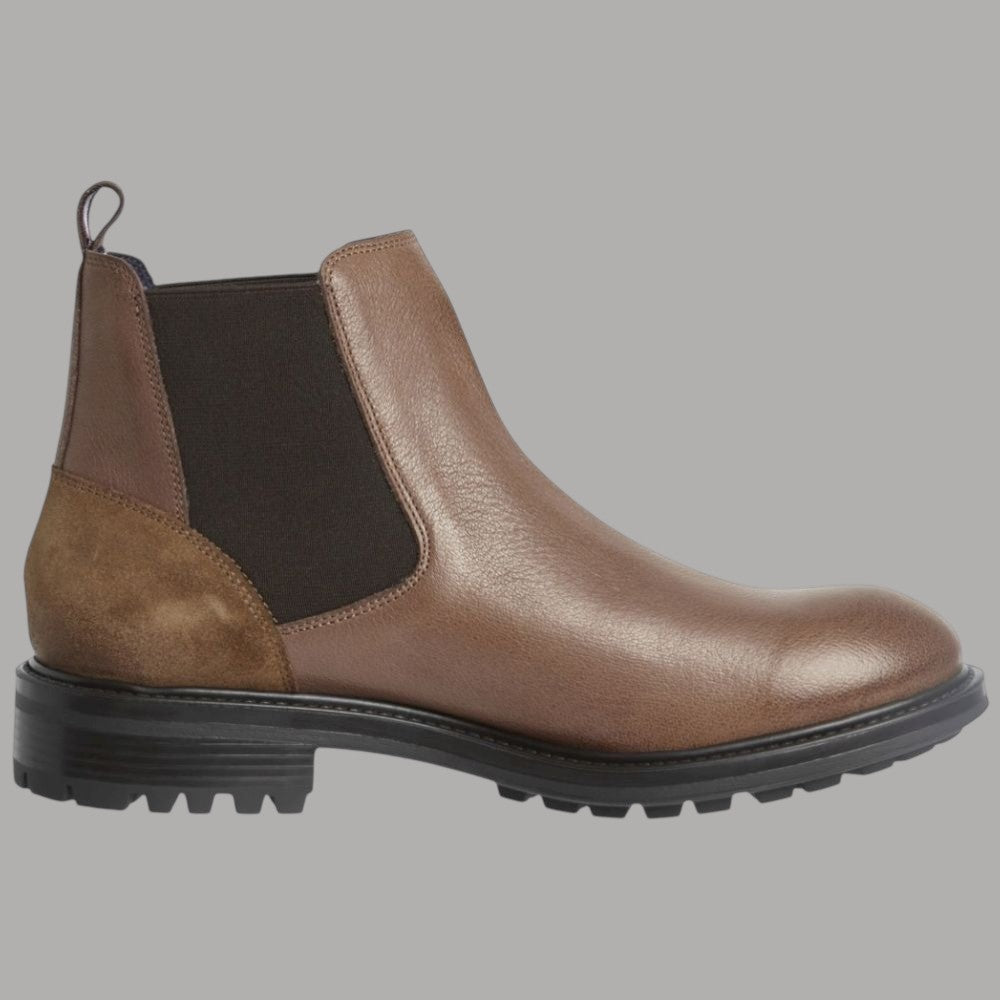 Stivaletti in Pelle Chelsea Boot Uomo Tommy Hilfiger Marroni - Prodotti di Classe