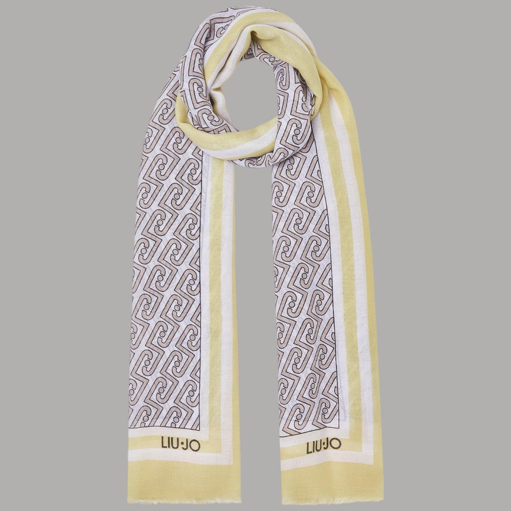 Stola Liu Jo Eleganza Logo All-Over 70x180 cm - Prodotti di Classe