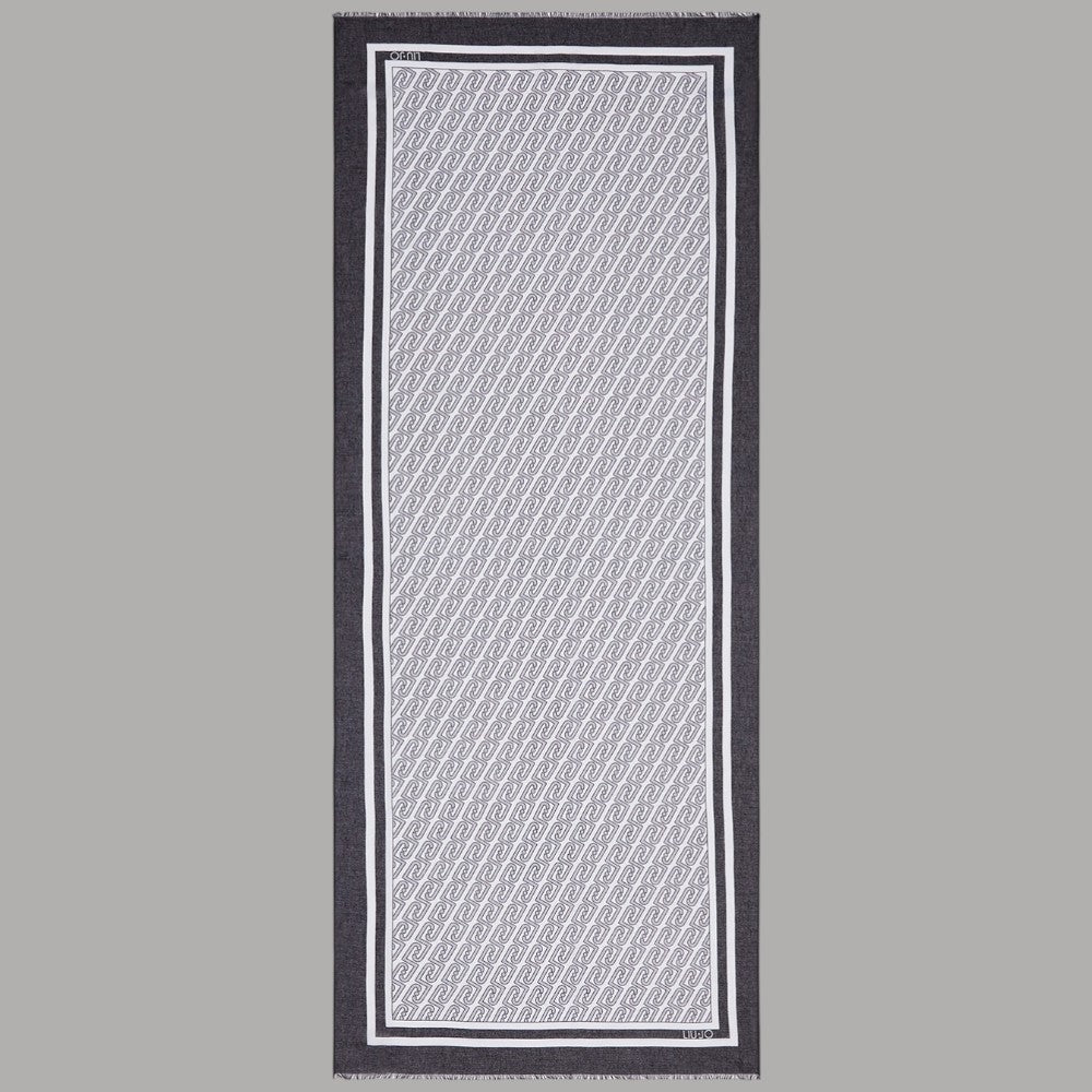 Stola Liu Jo Eleganza Logo All-Over 70x180 cm - Prodotti di Classe