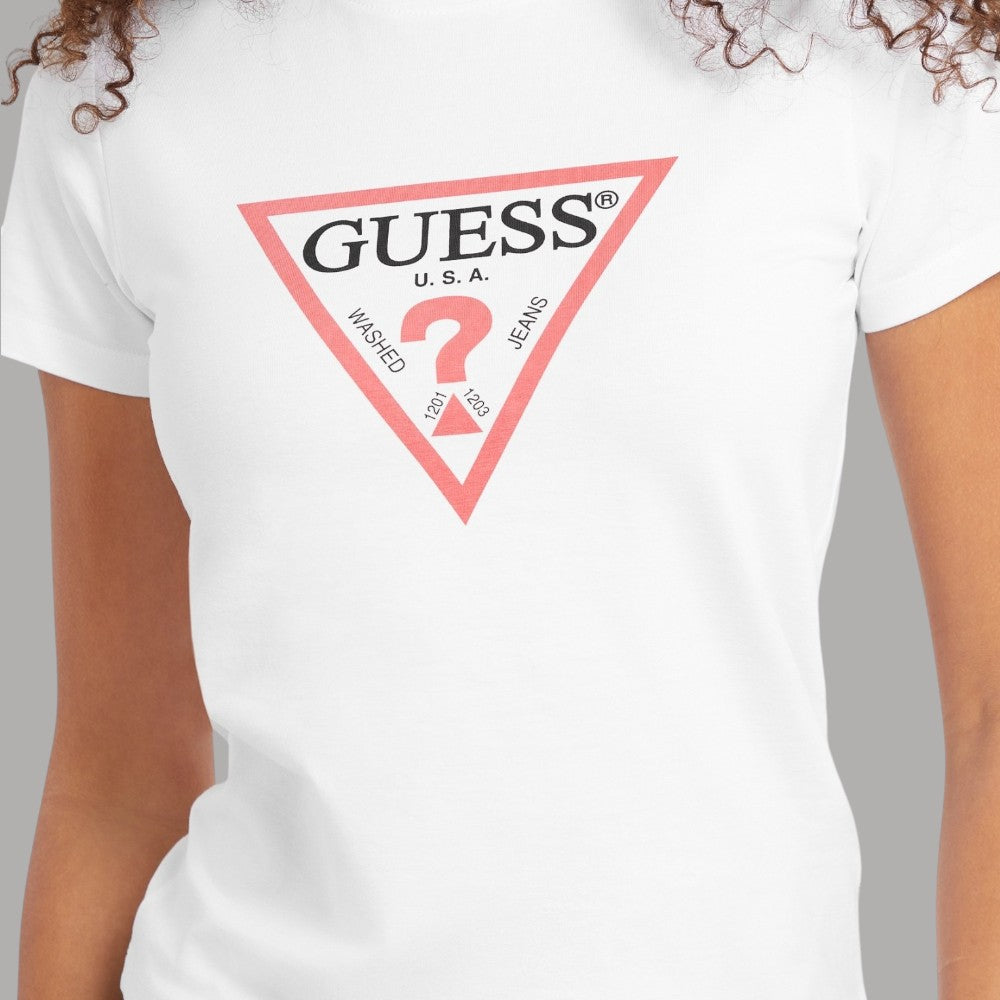 T-shirt Guess GJ Logo Triangolo Cotone Regular Fit - Prodotti di Classe