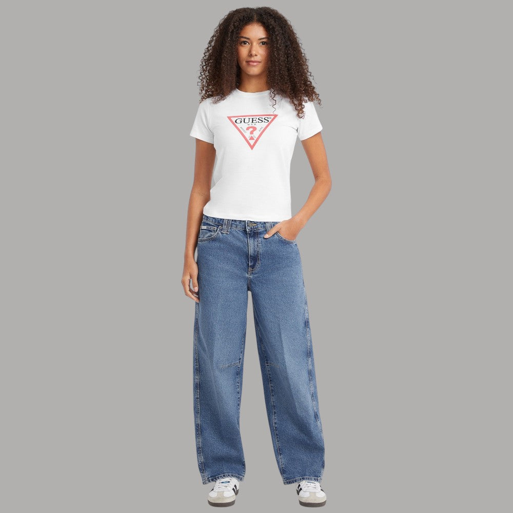 T-shirt Guess GJ Logo Triangolo Cotone Regular Fit - Prodotti di Classe