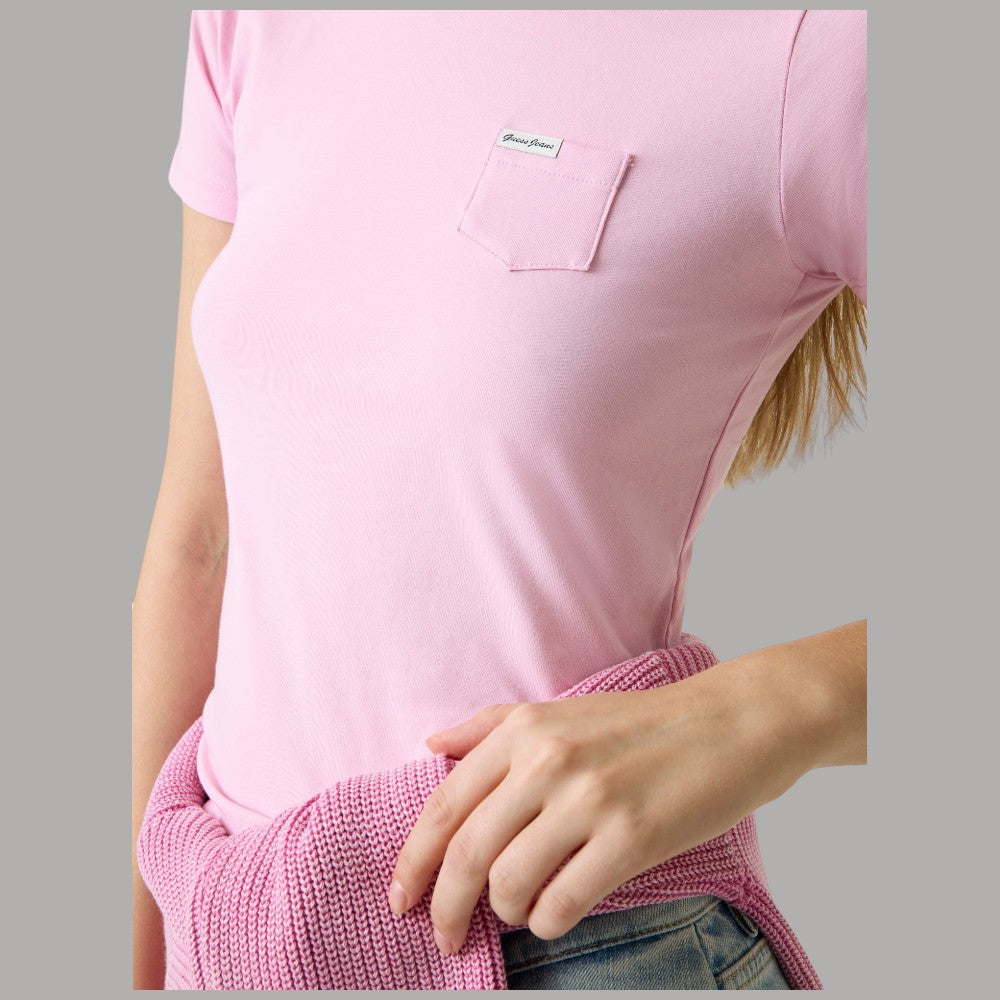T-shirt Guess GJ Slim Cotone con Taschino W5RI52J1314 - Prodotti di Classe