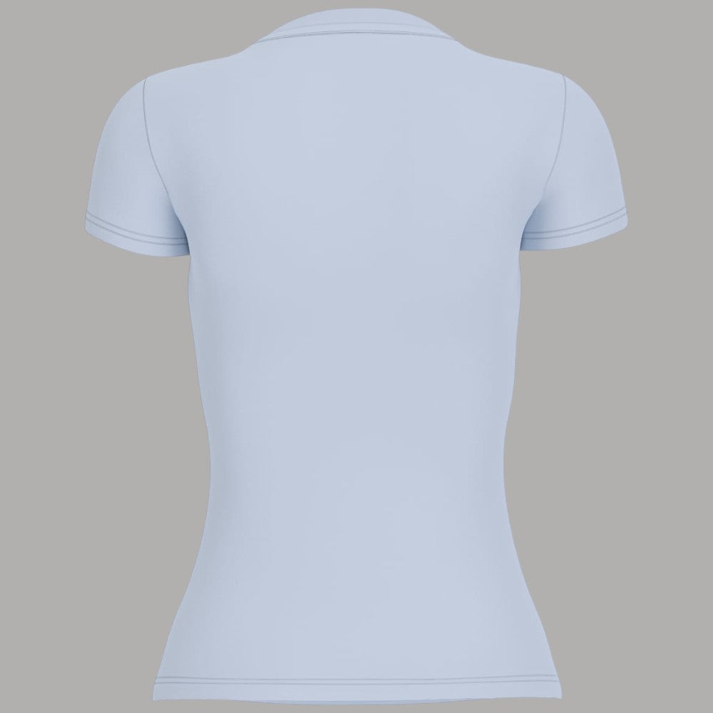 T-shirt Guess Slim in Cotone con Logo Flowers e Borchie - Prodotti di Classe