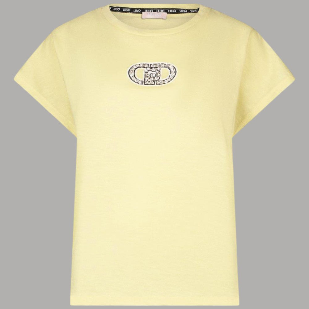 Liu Jo t-shirt con dettaglio gioiello TA6164JS870 - Prodotti di Classe