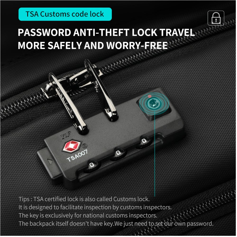 Tigernu zaino da viaggio e lavoro T-B3105 3A nero Zaini Tigernu