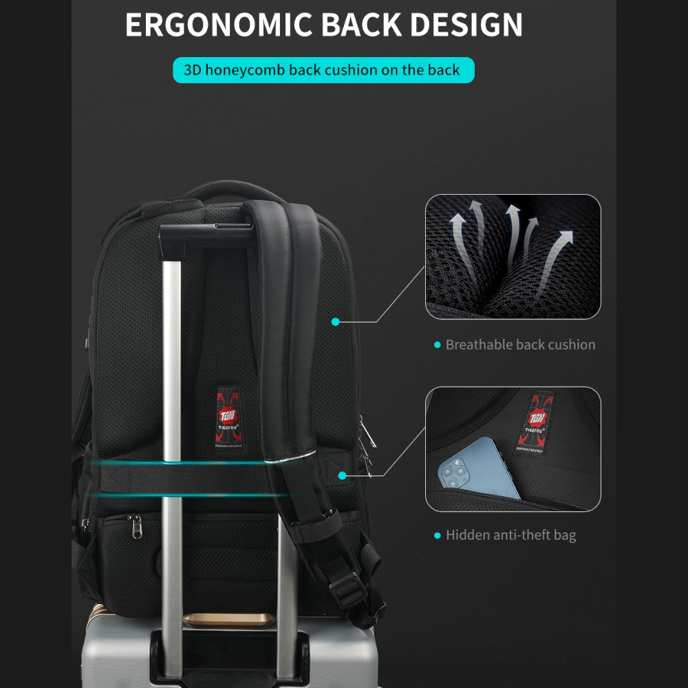 Tigernu zaino da viaggio e lavoro T-B3105 3A nero Zaini Tigernu