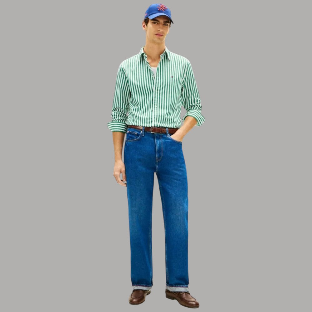 Tommy Hilfige camicia a righe regular fit MW0MW42440 - Prodotti di Classe