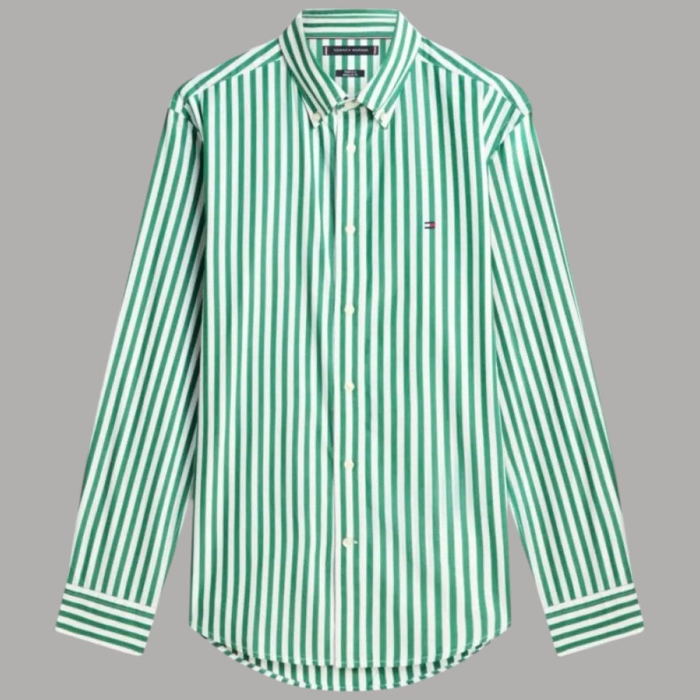 Tommy Hilfige camicia a righe regular fit MW0MW42440 - Prodotti di Classe