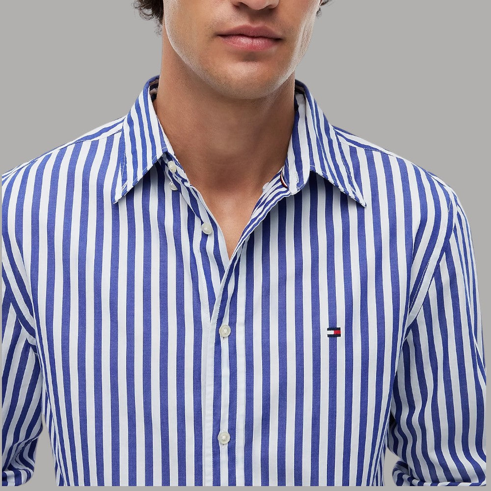 Tommy Hilfige camicia a righe regular fit MW0MW42440 - Prodotti di Classe