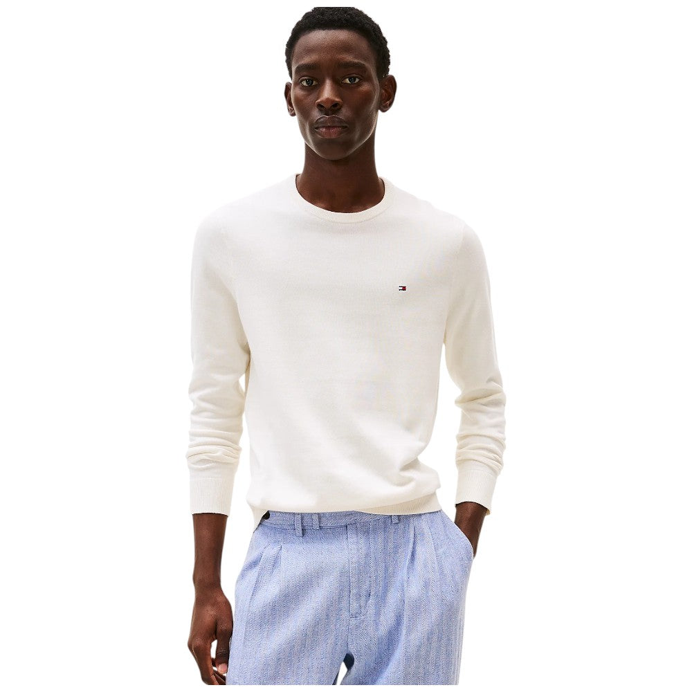 Tommy Hilfiger maglioncino avorio MW0MW39999Z00 Maglieria Tommy Hilfiger