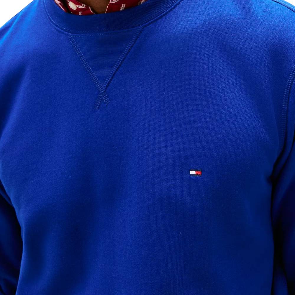 Tommy Hilfiger felpa blu royal MW0MW40000D03 - Prodotti di Classe