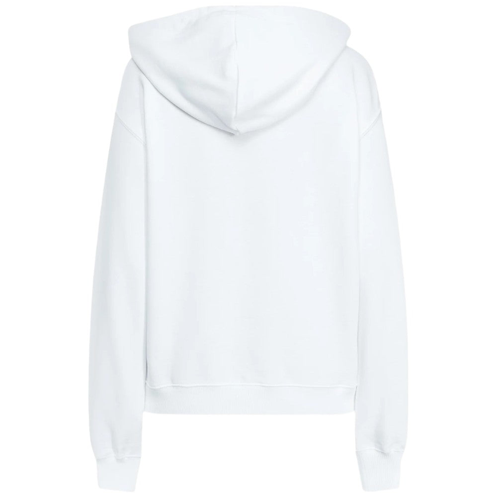 Tommy Hilfiger felpa cappuccio bianca WW0WW41042 Felpe Tommy Hilfiger