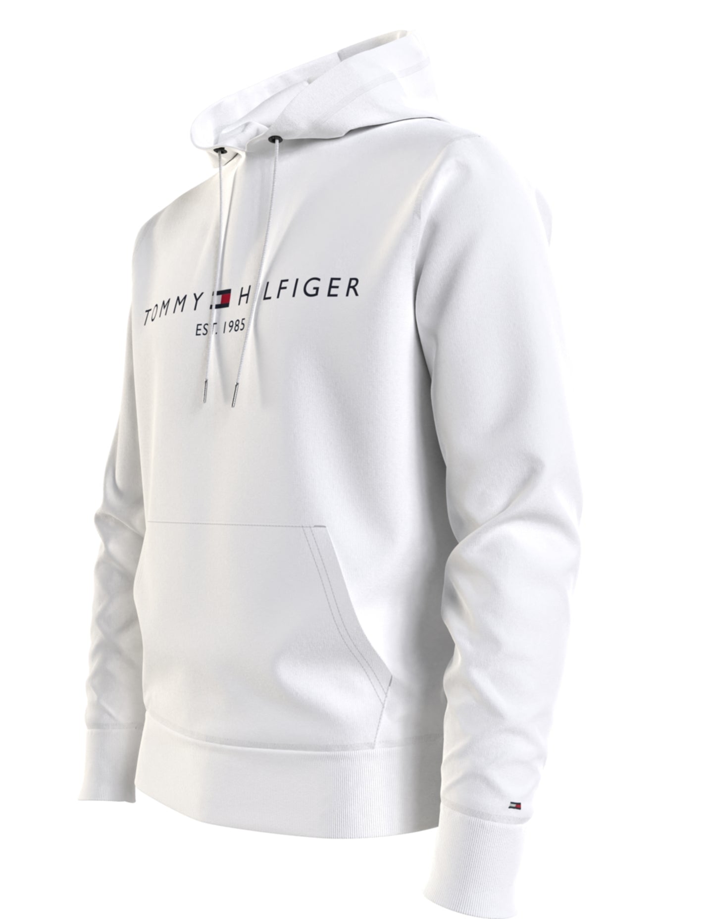 Tommy Hilfiger felpa con cappuccio bianca MW0MW11599 Felpe Tommy Hilfiger