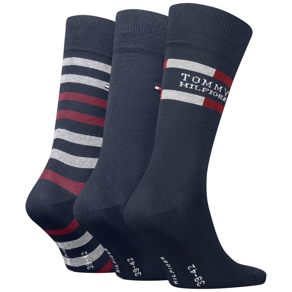 Tommy Hilfiger gift box 3 paia di calzini blu 701235376001 - Prodotti di Classe