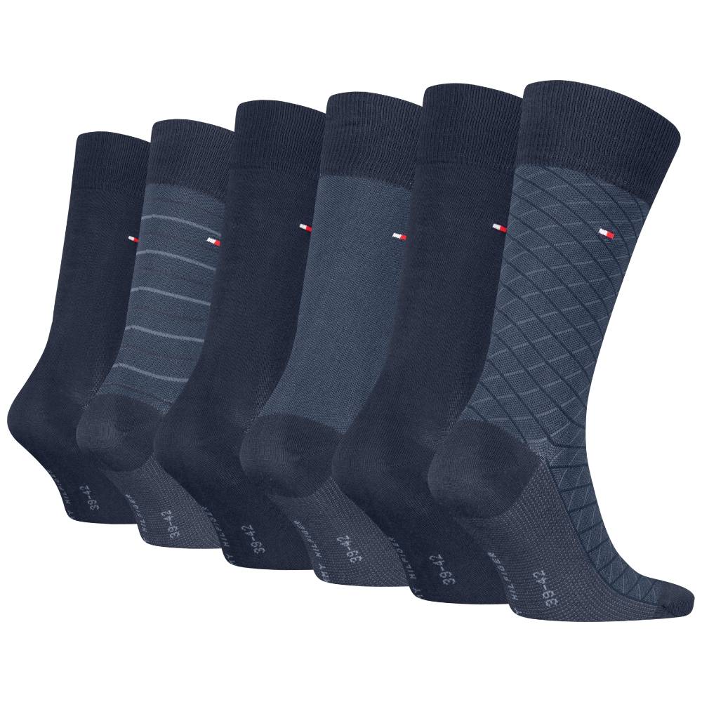 Tommy Hilfiger gift box 6 paia di calzini blu 701235373002 - Prodotti di Classe