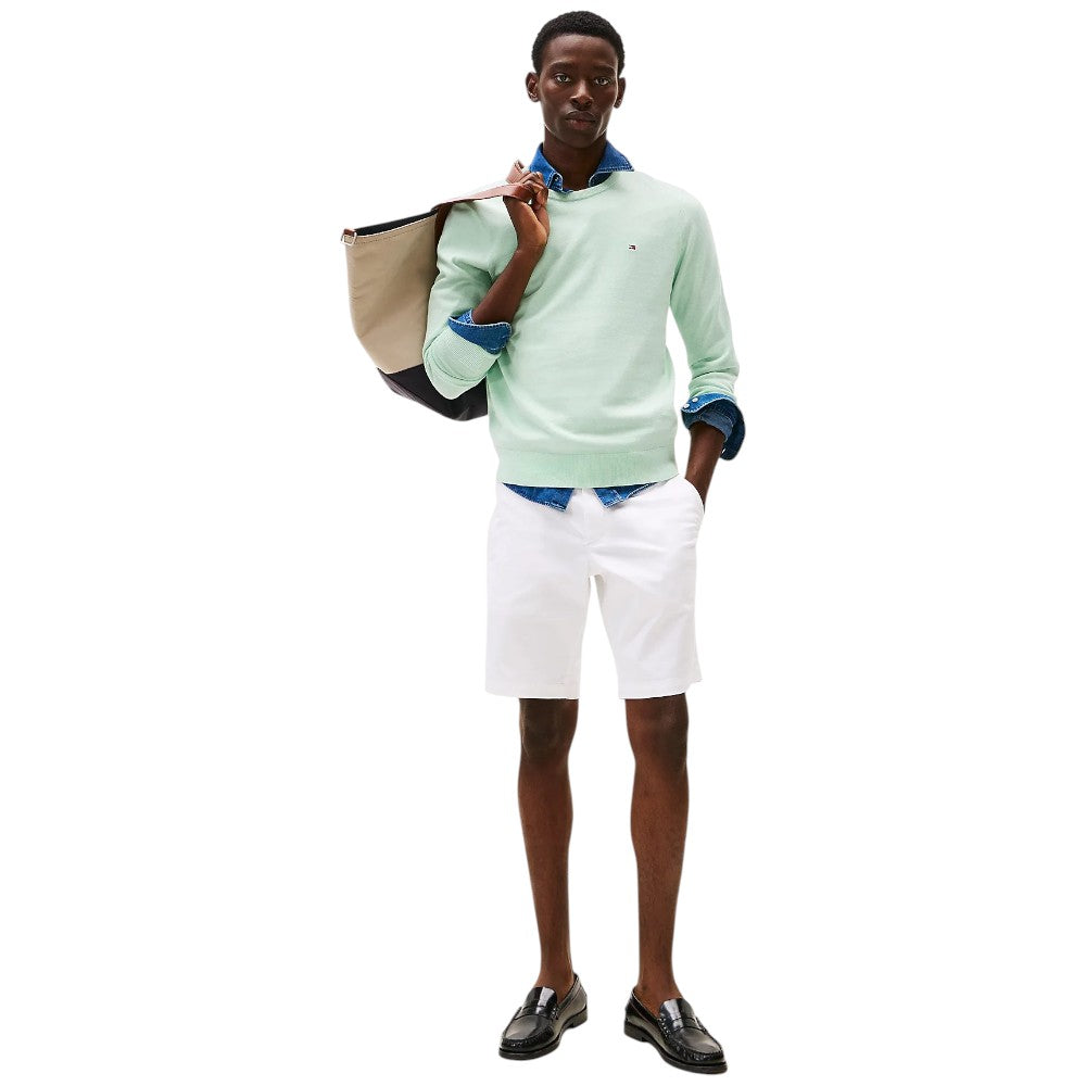 Tommy Hilfiger maglioncino verde menta MW0MW39999MRE Maglieria Tommy Hilfiger