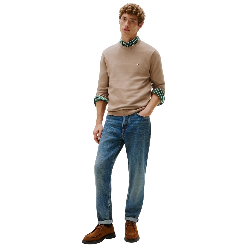 Tommy Hilfiger pullover taupe MW0MW39999AFE Maglieria Tommy Hilfiger