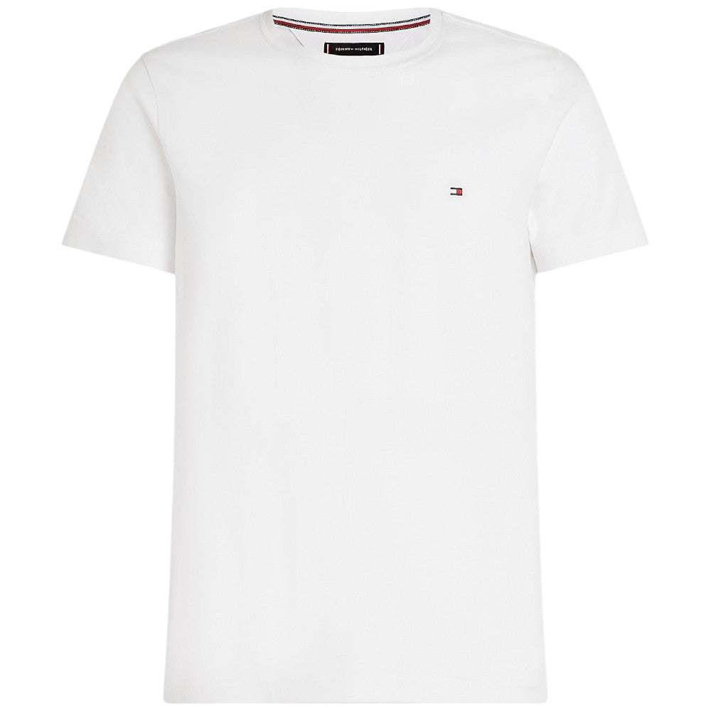 Tommy Hilfiger t-shirt bianca stretch slim MW0MW27539YBR T-shirt Tommy Hilfiger