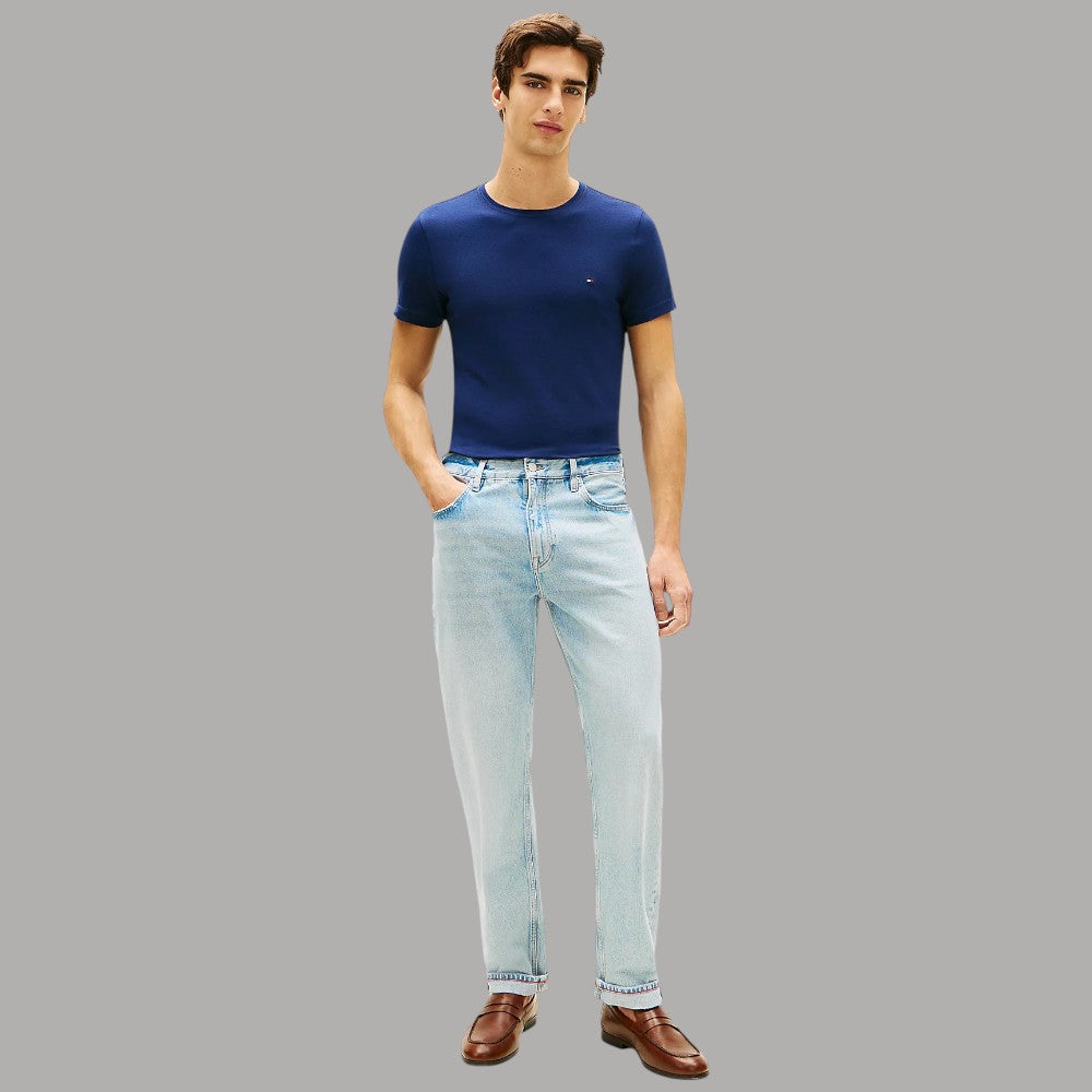 Tommy Hilfiger t-shirt slim fit con bandierina ricamata - Prodotti di Classe