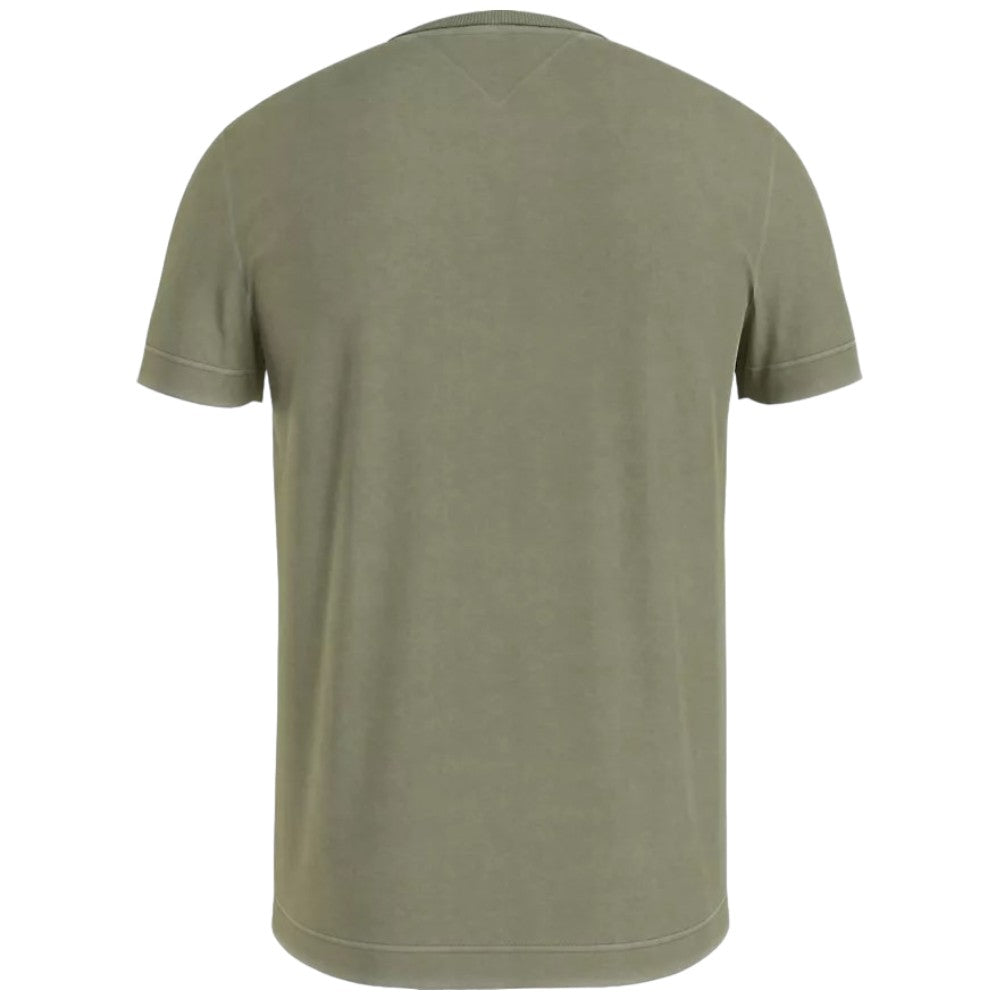 Tommy Hilfiger t-shirt verde oliva MW0MW35186 T-shirt Tommy Hilfiger