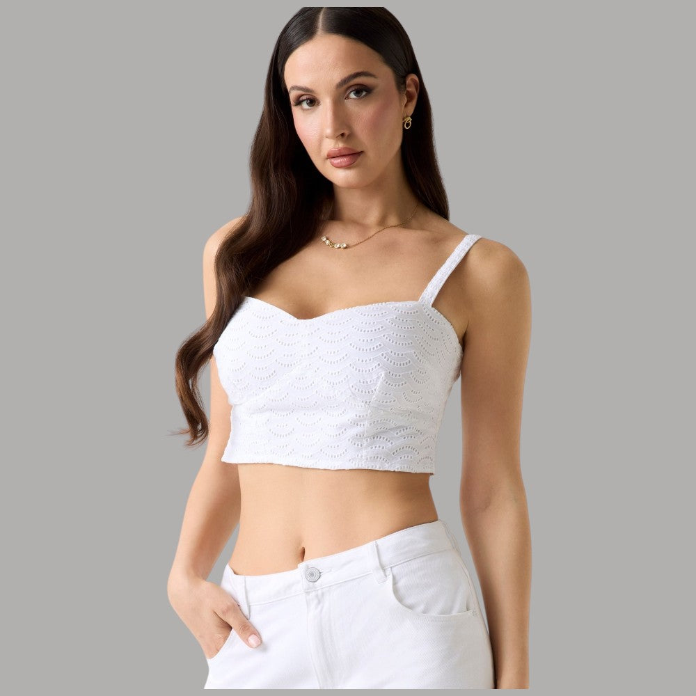 Guess top in pizzo sangallo W6GH47W1880 - Prodotti di Classe