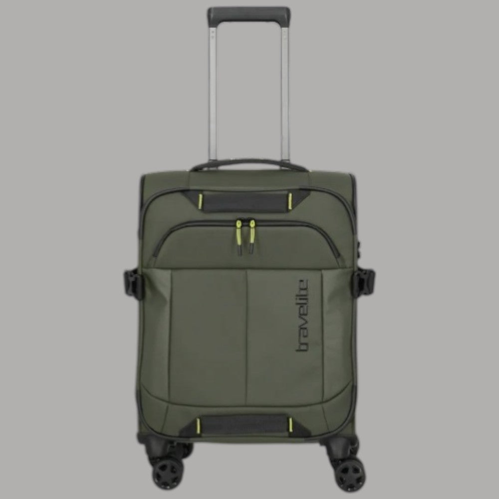 Trolley Travelite Briize S Khaki - Idrorepellente, Pratico e Leggero - Prodotti di Classe