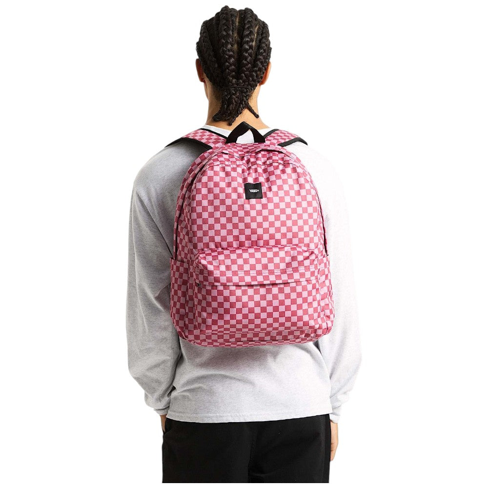 Vans zaino Old Skool Check rosa VN000H4XZRY Zaini Vans
