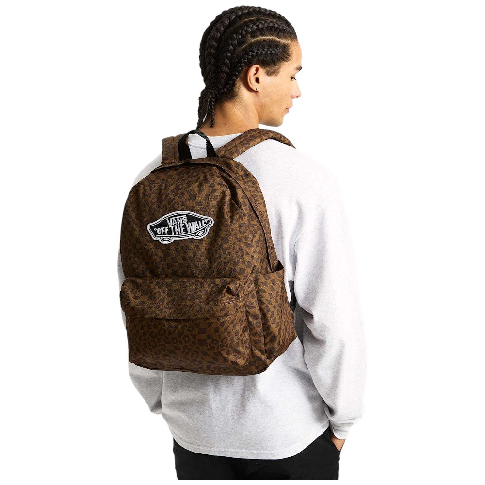 Vans zaino Old Skool Classic marrone leo, VN000H4Y7UG Zaini Vans