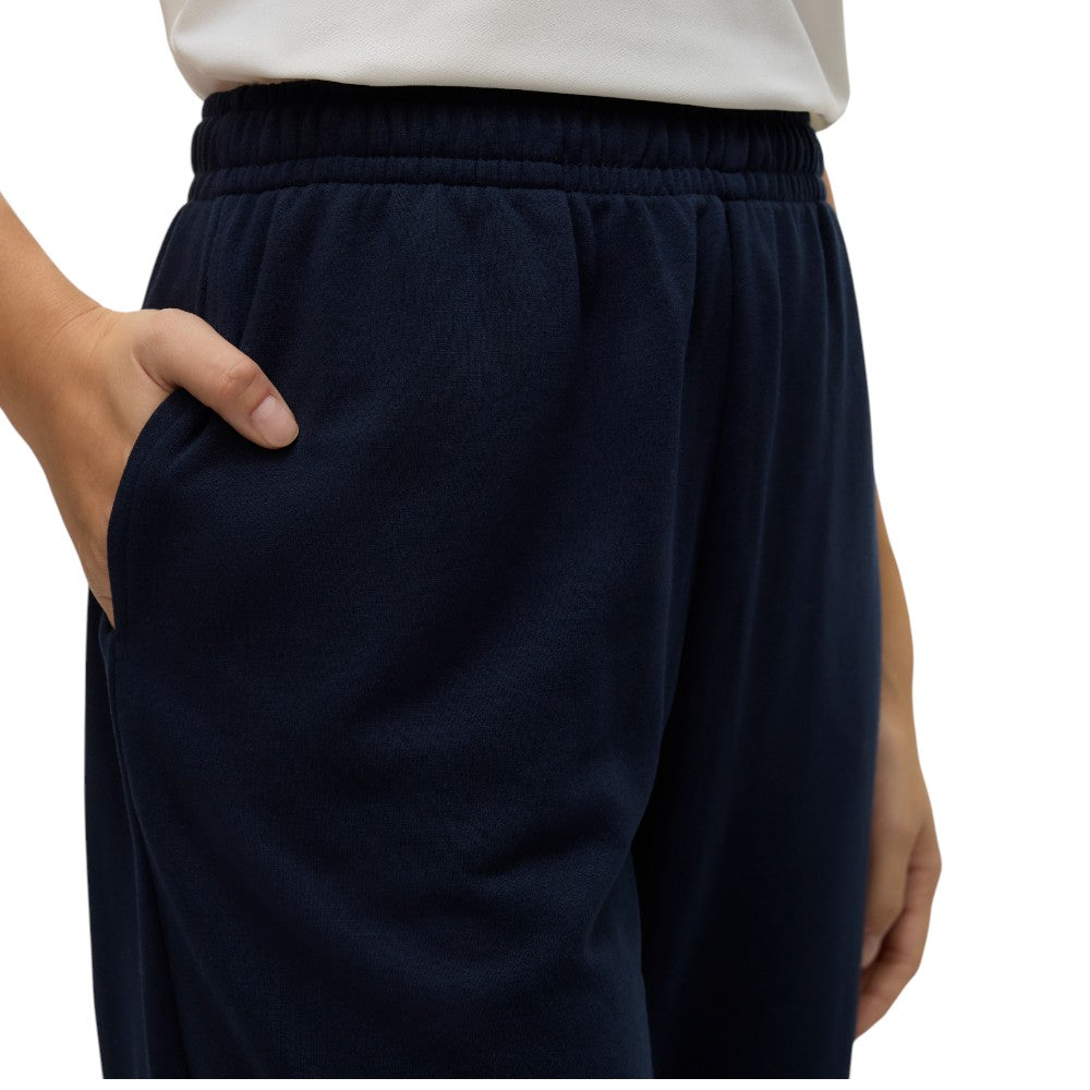 Pantaloni felpa Vero Moda Ronja blu scuro: tasca laterale e vita elasticizzata
