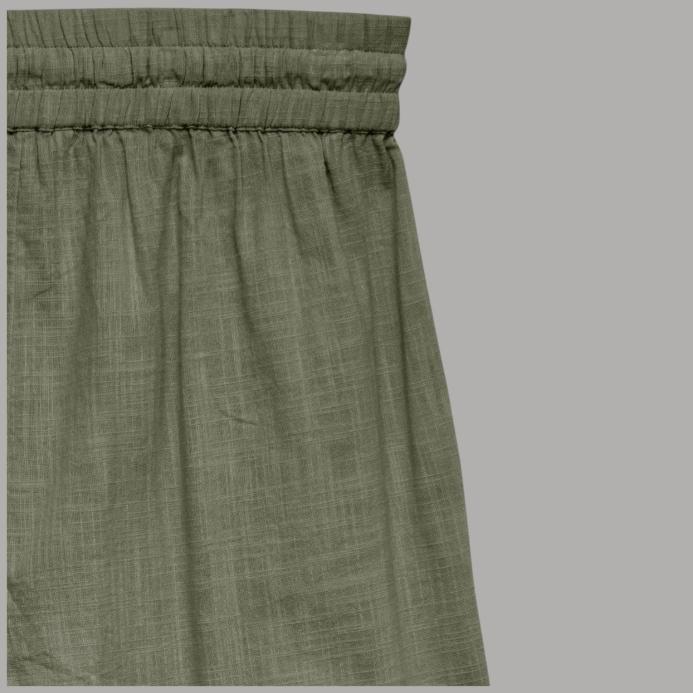 Vero Moda Pantaloni Wide Leg Cotton Linen Vita Medio Elasticizzata - Prodotti di Classe