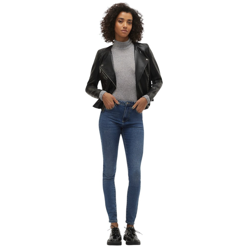 Vero Moda giacca ecopelle nera Riley 10302441 Giubbini Vero Moda