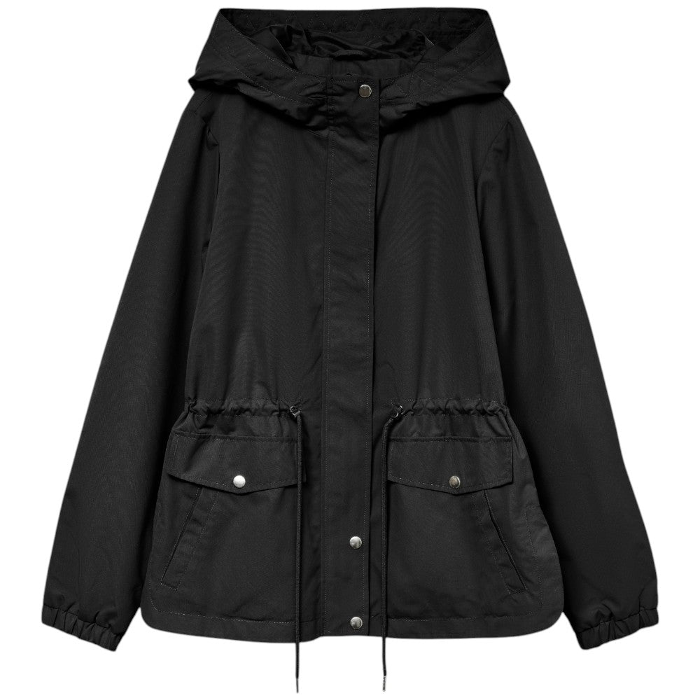 Vero Moda giacca nera parka corto primaverile PaisleY 10301577 Giubbini Vero Moda